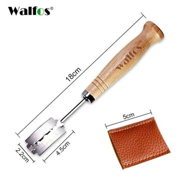 WALFOS European Bread Lame Arc Curved Bread Knife